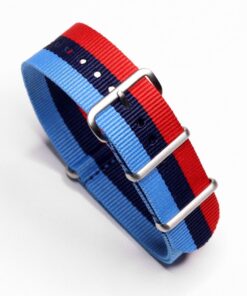 BMW MPower Inspired Nylon Watch Strap for Vintage and Modern Wristwatch Chronograph automatic