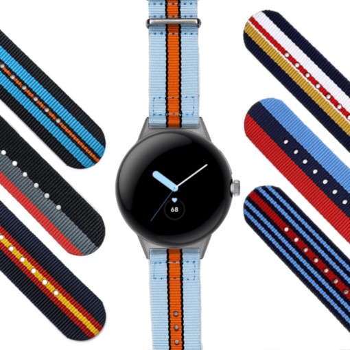 Google Pixel Watch Strap adapter android racing colors livery martini gulf rothmans audi dakar porsche rally trackday racing mechanical