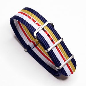 Rothmans Porsche Inspired Nylon Watch Strap for Vintage and Modern Wristwatch Chronograph automatic